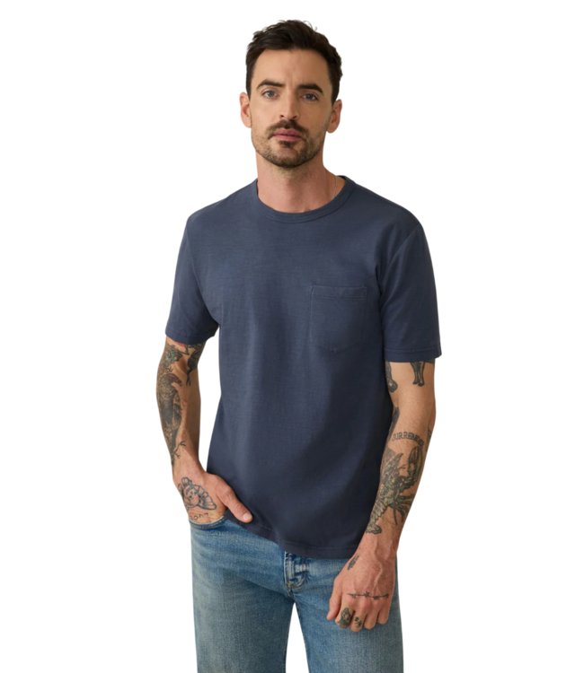 Faherty SS Sunwashed Pocket Tee