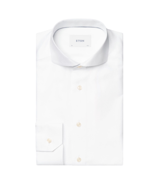 Eton Herringbone Sig Dobby Slim