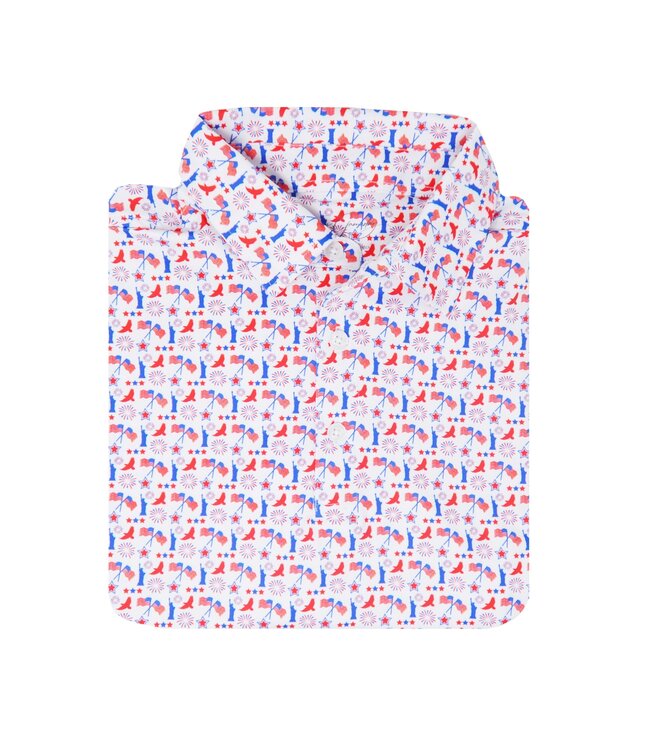 Bald Head Blues Americana Polo