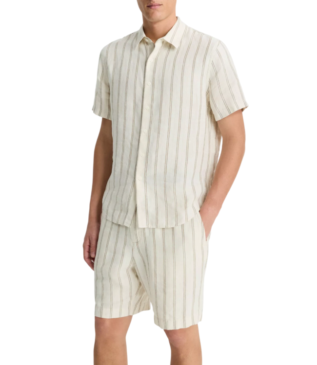 Vince S/S French Placket Hemp Shirt