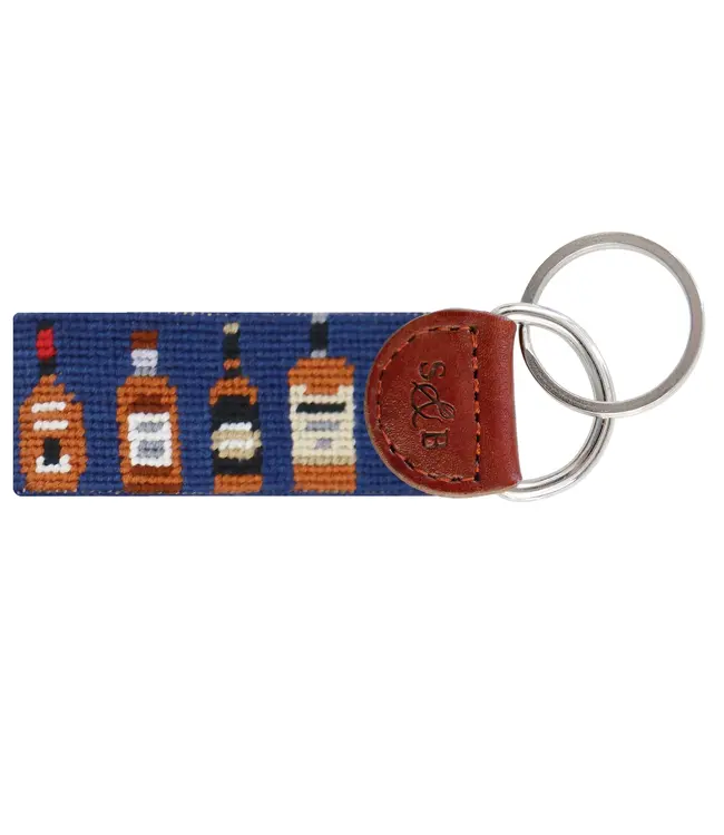 Bourbon Bottles Key Fob