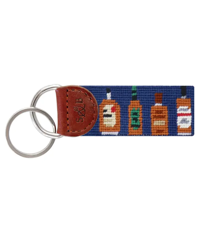 Bourbon Bottles Key Fob