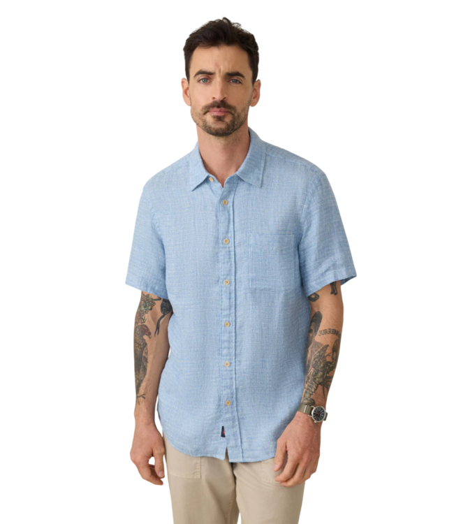 Faherty SS Palma Linen Shirt