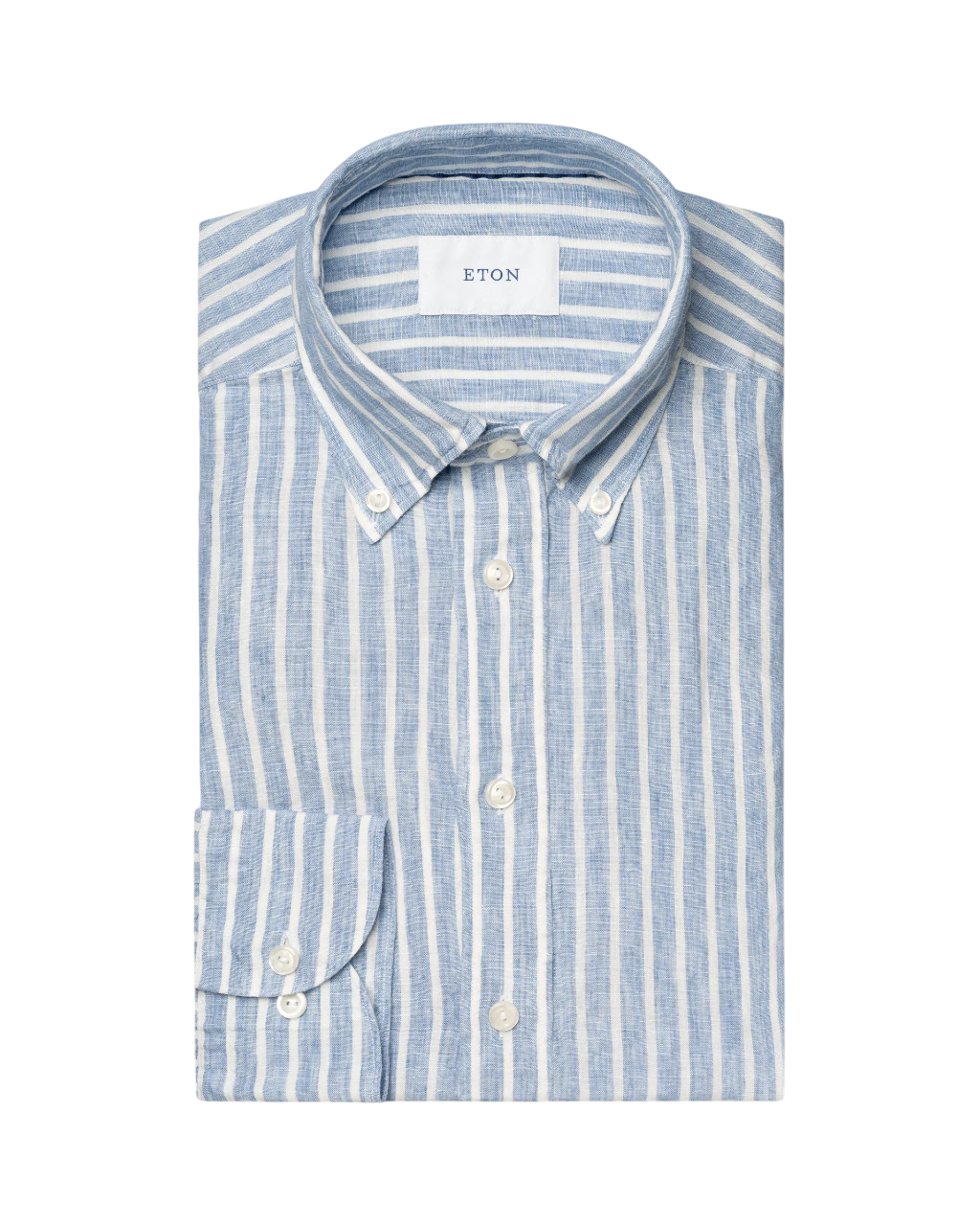 Casual Linen Striped Shirt Contemp - Sam Howard Men's Clothier