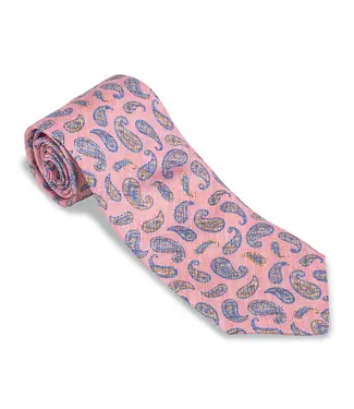 R. Hanauer Pink Alfred Pine Tie