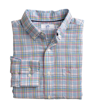 Southern Tide Emerald Shores Plaid Headland Sportshirt