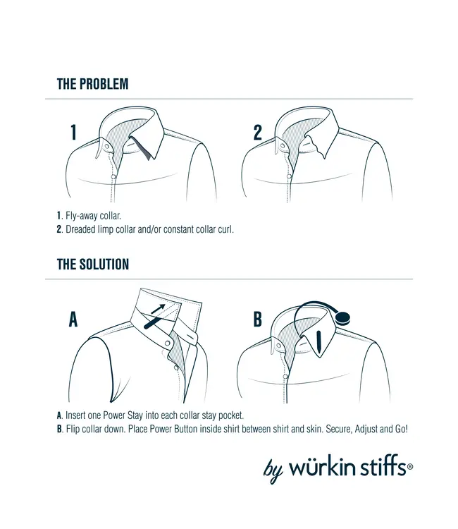 Wurkin Stiffs Magnetic Collar Stays