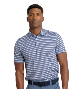Southern Tide Brrreeze Pearl Cove Stripe Polo
