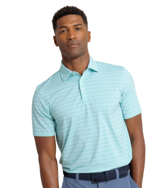 Southern Tide Brrreeze Pearl Cove Stripe Polo