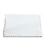 R. Hanauer White Cotton w/ Henna Border Pocket Square