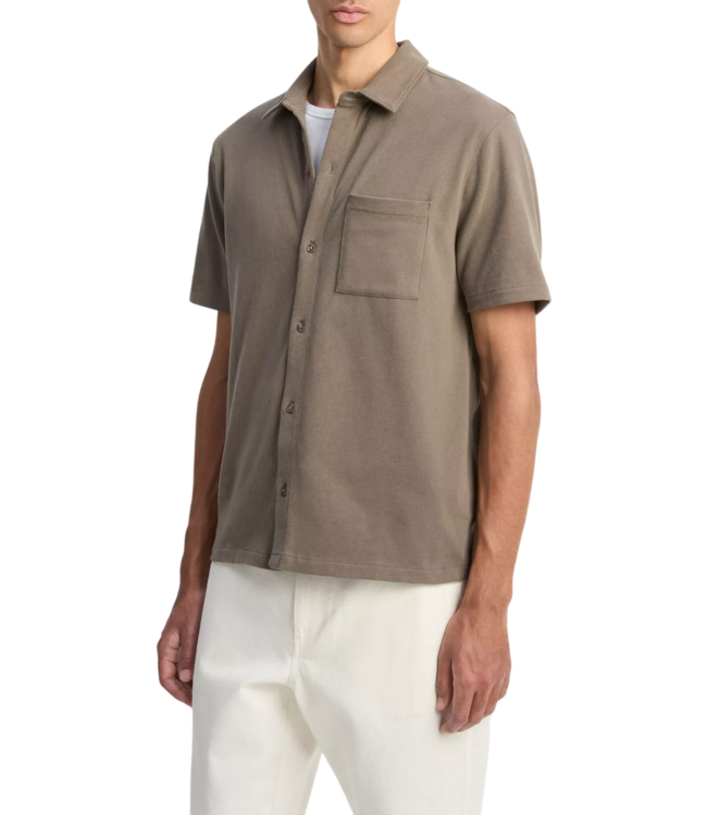Vince Sueded Jersey SS Buttondown