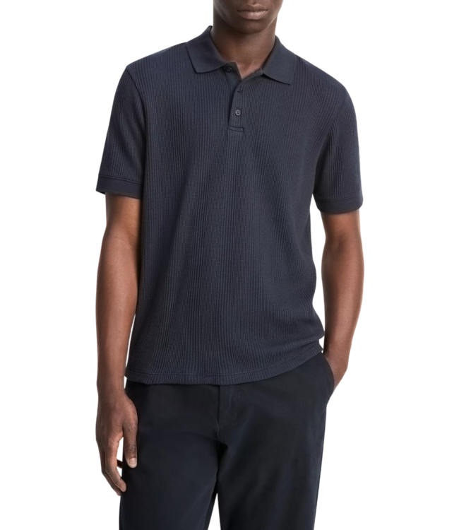 Vince Varigated Texture SS Polo