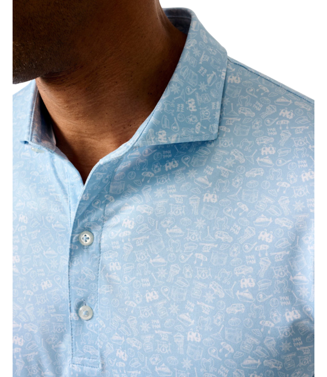 Johnnie-O Wine Mixer Polo