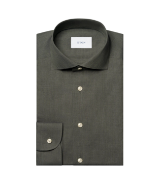 Eton Solid Signature Flannel