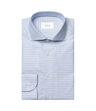 Eton Micro Check Twill Shirt