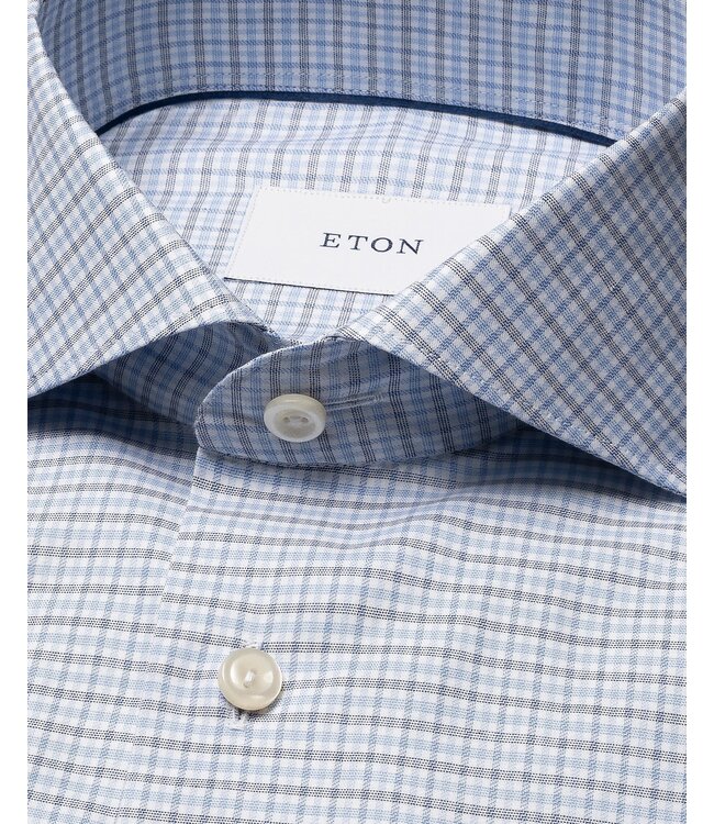 Eton Micro Check Twill Shirt