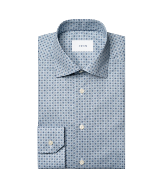 Eton Contemp Micro Floral  Print Shirt