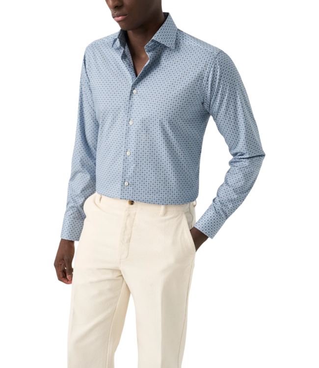 Eton Contemp Micro Floral  Print Shirt
