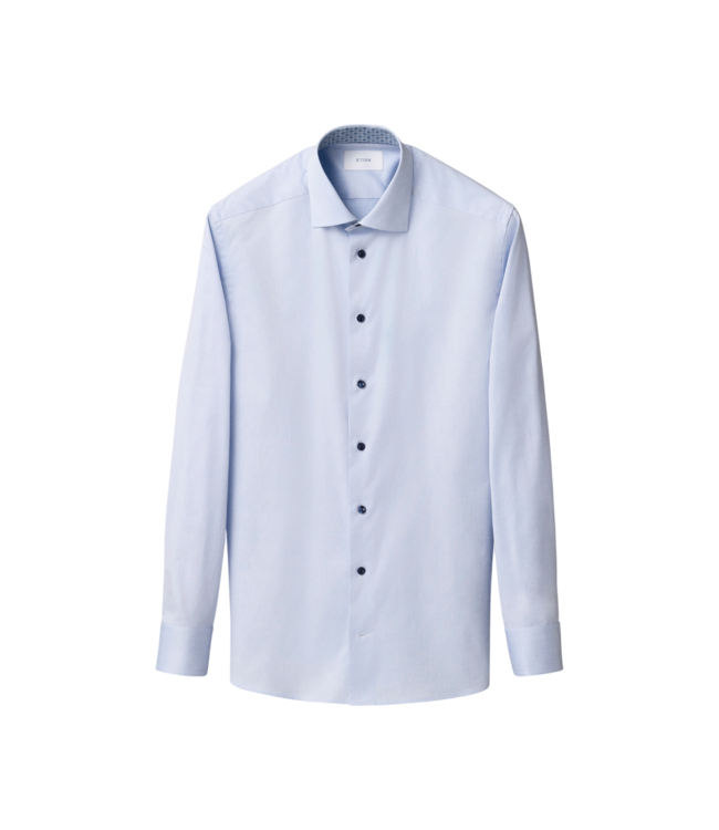 Eton Slim Medallion Effect Twill