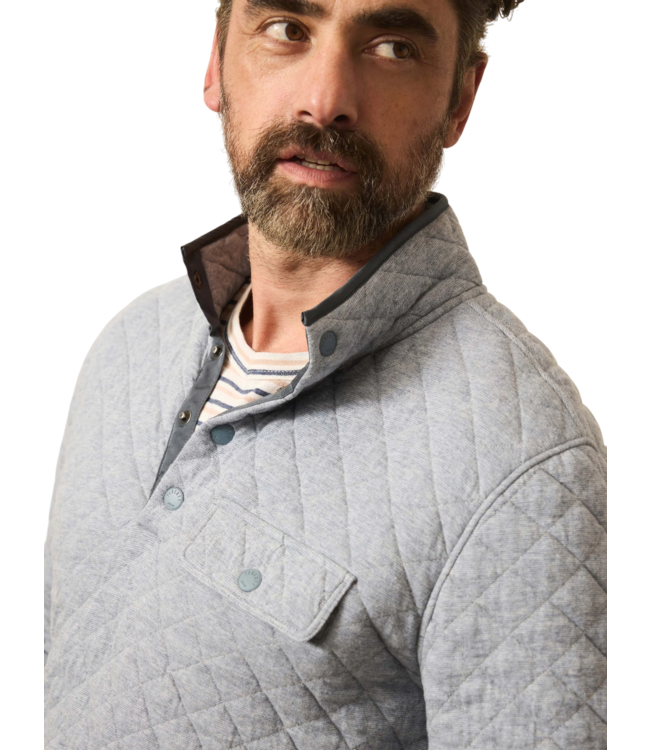 Faherty Epic Quilted Fleece Pullover