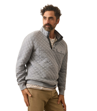 Faherty Epic Quilted Fleece Pullover