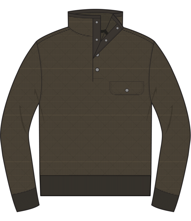 Faherty Epic Quilted Fleece Pullover