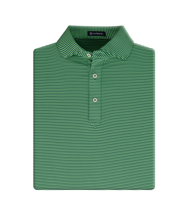 Turtleson Brady Stripe Performance Polo