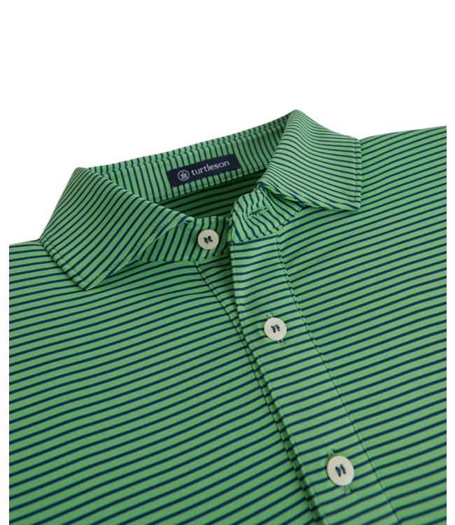 Turtleson Brady Stripe Performance Polo