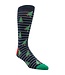 Gordon of New Orleans Striped Trees Socks