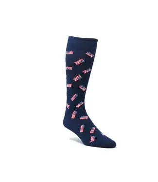 Gordon of New Orleans American Flag Socks