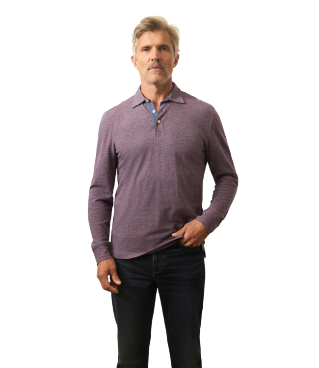 Faherty LS Sunwashed T-Shirt Polo