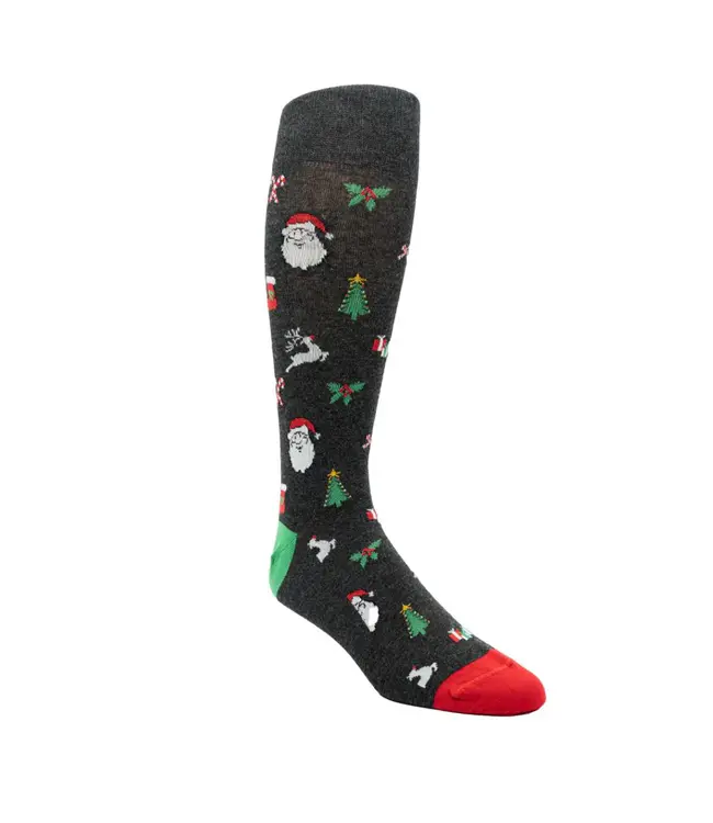 Gordon of New Orleans Christmas Motif Socks