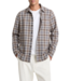 Vince Plaid Knit Shirt Jacket