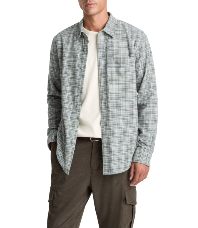 Highclere Pld Separate Placket Shirt