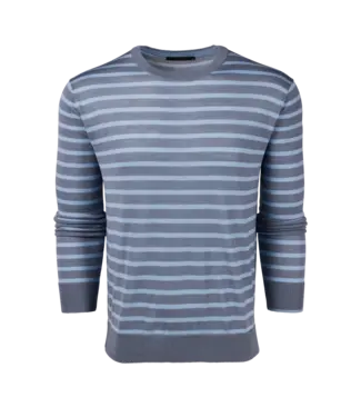 Greyson Saratoga Striped Crewneck