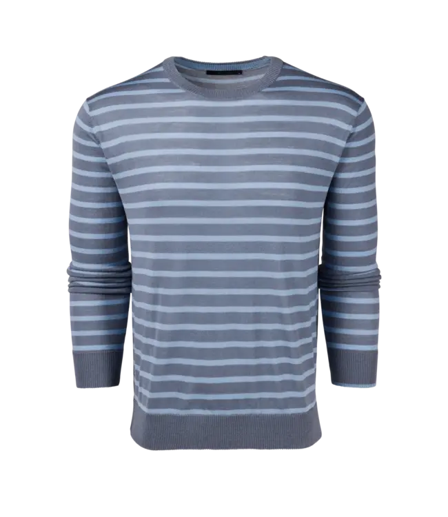 Greyson Saratoga Striped Crewneck