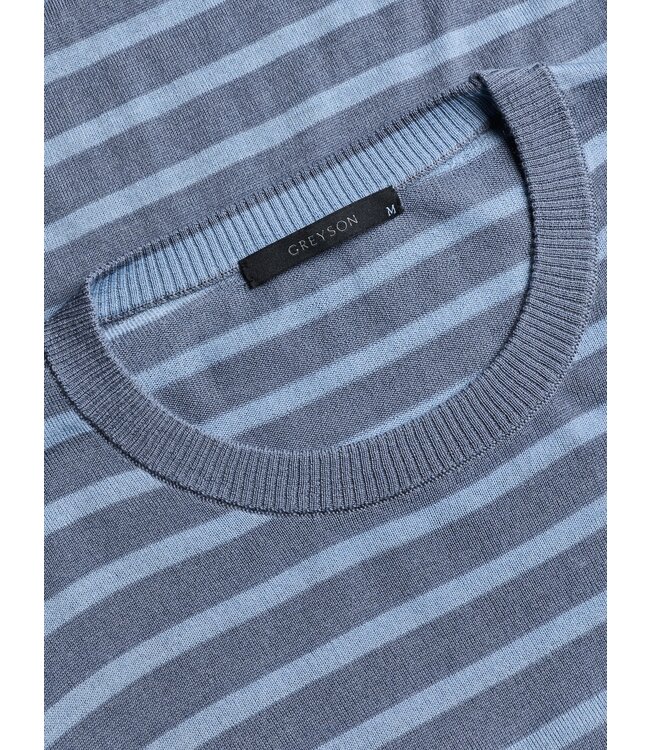 Greyson Saratoga Striped Crewneck