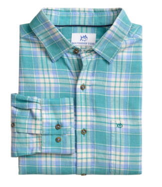Southern Tide Ashborough Pld Brushed Sportshirt