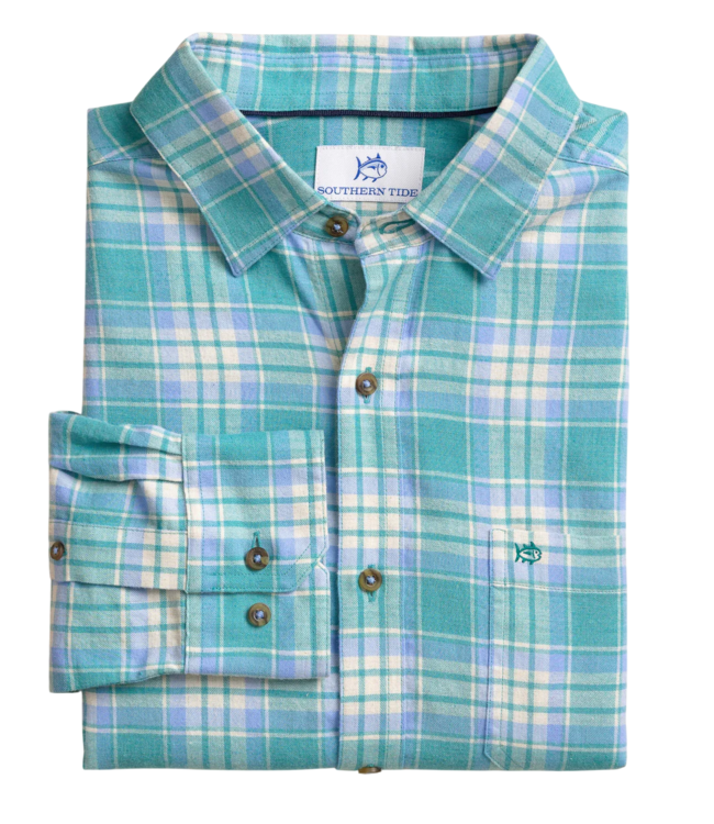 Southern Tide Ashborough Pld Brushed Sportshirt