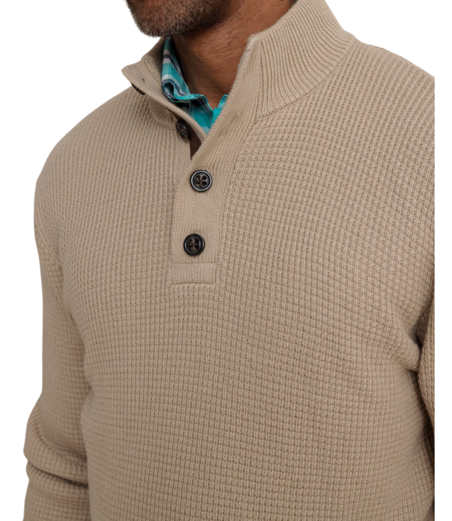 Southern Tide Bass Creek Quarter Button Sweater