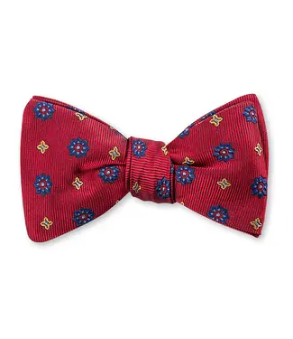 R. Hanauer Red Chelsea Medallions Bowtie