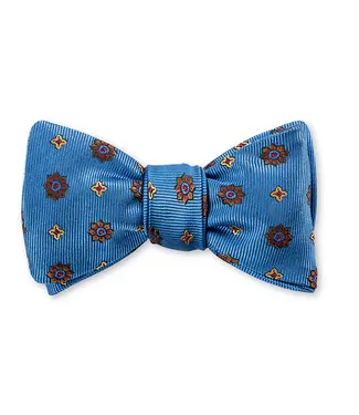 R. Hanauer Blue Chelsea Medallions Bowtie
