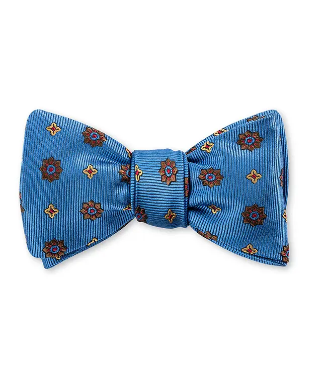 R. Hanauer Blue Chelsea Medallions Bowtie