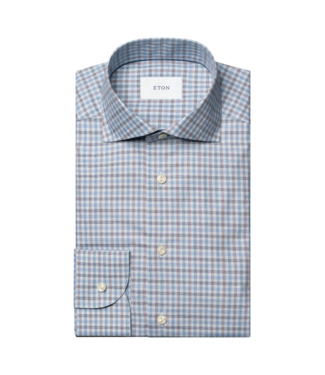 Eton Three Color Check Twill