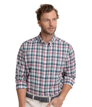 Southern Tide Brr Breakwater Plaid Sportshirt