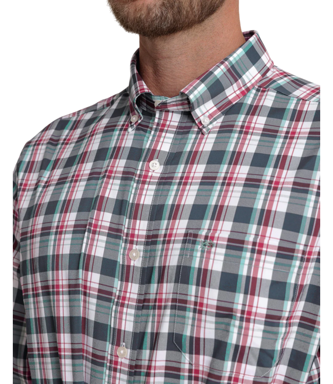 Southern Tide Brr Breakwater Plaid Sportshirt