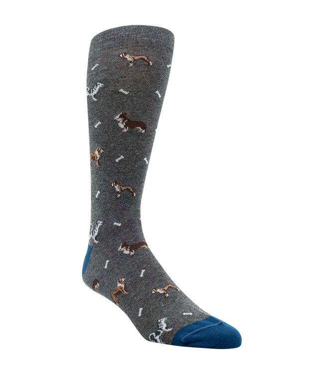 Gordon of New Orleans Multi Dog & Bone Socks