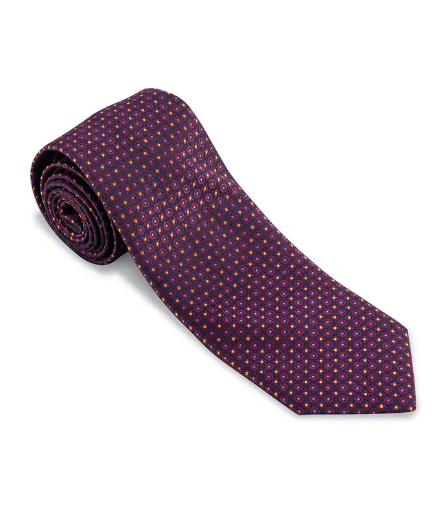 R. Hanauer Navy Chelsea Neats Tie