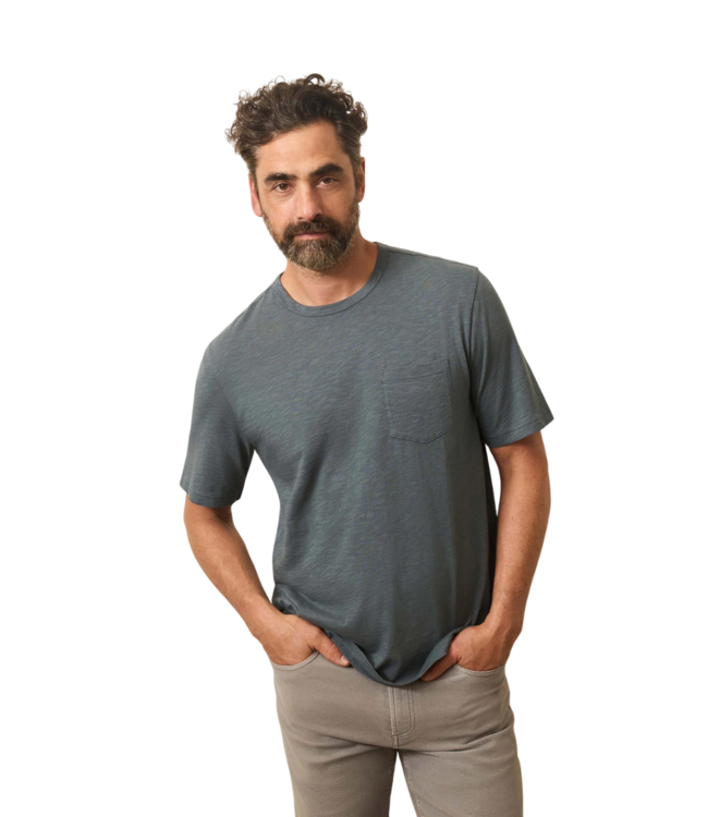 Faherty Sunwashed Pocket Tee