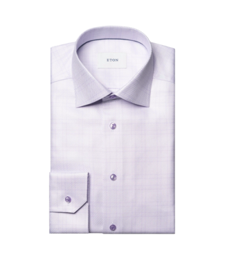 Eton Check King Twill Shirt - Slim